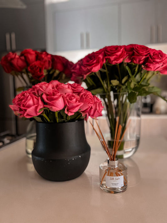 Champagne Rose reed diffuser